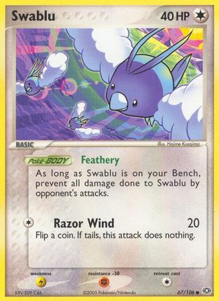 Swablu 067 [Emerald]  - Reverse Holofoil