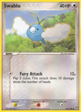 Swablu 066 [Power Keepers]  - Reverse Holofoil