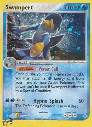 Swampert 013/109 [Ruby and Sapphire]  - Reverse Holofoil