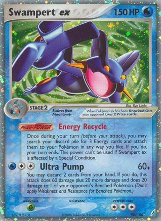 Swampert ex 098/100 [Crystal Guardians]  - Holofoil