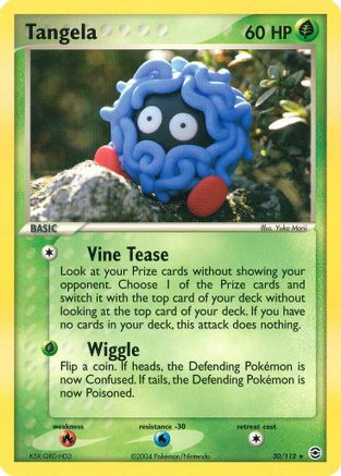 Tangela 030 [FireRed & LeafGreen]  - Reverse Holofoil