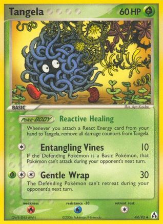 Tangela 044 [Legend Maker]  - Reverse Holofoil