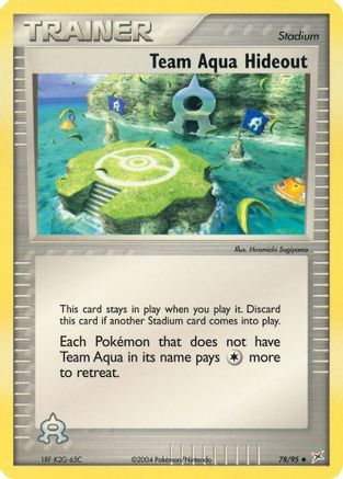 Team Aqua Hideout 078 [Team Magma vs Team Aqua]  - Reverse Holofoil