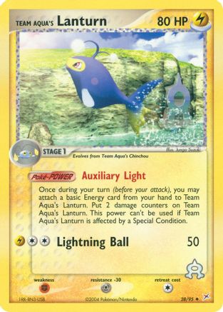 Team Aqua's Lanturn 028 [Team Magma vs Team Aqua]