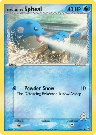 Team Aqua's Spheal 056/95 [Team Magma vs Team Aqua]  - Reverse Holofoil