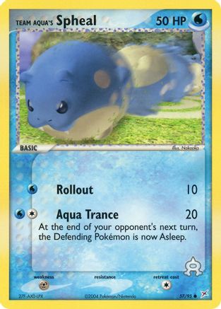 Team Aqua's Spheal 057/95 [Team Magma vs Team Aqua]