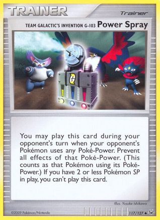 Team Galactic's Invention G-103 Power Spray 117/127 [Platinum]