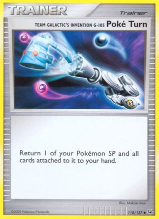 Team Galactic's Invention G-105 Poke Turn 118/127 [Platinum]