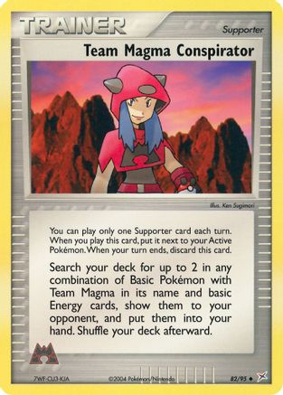 Team Magma Conspirator 082/95 [Team Magma vs Team Aqua]