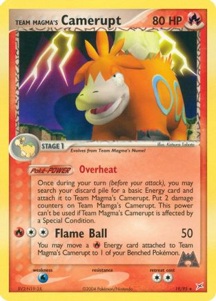 Team Magma's Camerupt 019 [Team Magma vs Team Aqua]