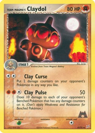 Team Magma's Claydol 033/95 [Team Magma vs Team Aqua]
