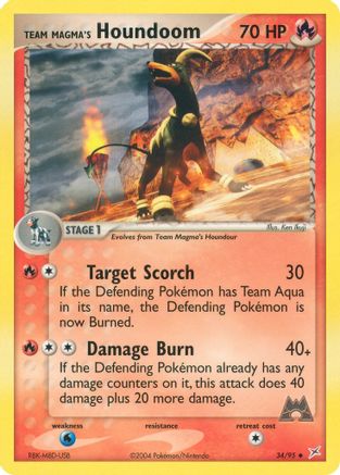 Team Magma's Houndoom 034/95 [Team Magma vs Team Aqua]
