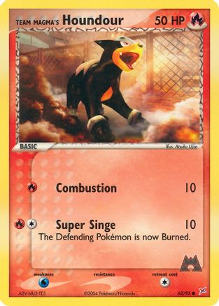 Team Magma's Houndour 062/95 [Team Magma vs Team Aqua]  - Reverse Holofoil