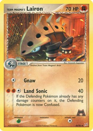 Team Magma's Lairon 036/95 [Team Magma vs Team Aqua]