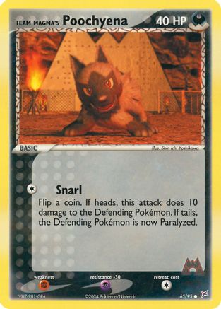 Team Magma's Poochyena 065/95 [Team Magma vs Team Aqua]