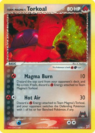 Team Magma's Torkoal 012 [Team Magma vs Team Aqua]  - Reverse Holofoil