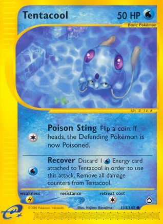 Tentacool 113/147 [Aquapolis]