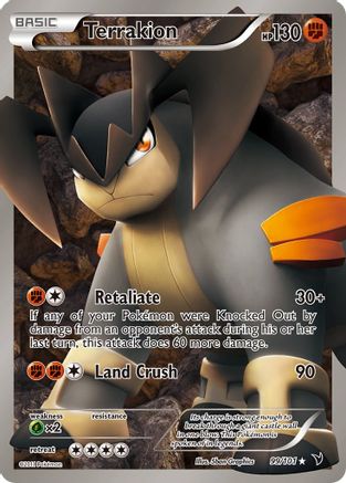 Terrakion (99 Full Art) 099 [Noble Victories]  - Holofoil