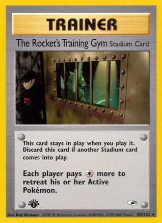 The Rocket's Training Gym 104/132 [Gym Heroes]  - 1st Edition