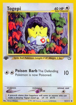 Togepi 051/111 [Neo Genesis]  - 1st Edition