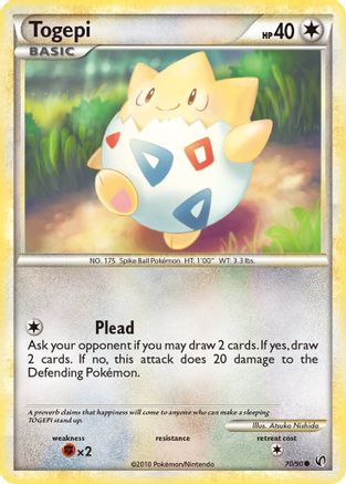 Togepi 070/90 [Undaunted]  - Reverse Holofoil
