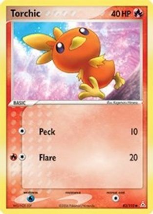 Torchic 083/110 [Holon Phantoms]  - Reverse Holofoil