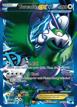 Tornadus EX (Team Plasma) (114 Full Art) 114 [Plasma Freeze]  - Holofoil