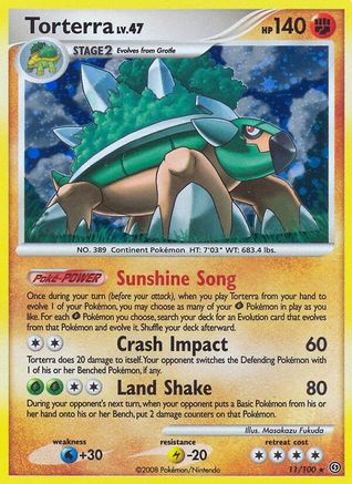 Torterra 011 [Stormfront]  - Reverse Holofoil