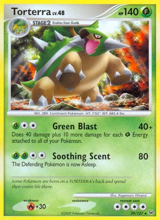 Torterra 039 [Platinum]  - Reverse Holofoil