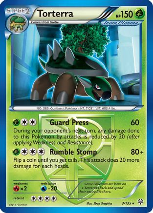 Torterra (Team Plasma) 003 [Plasma Storm]