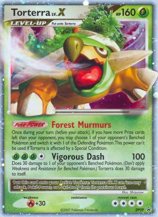 Torterra LV.X DP09 [Diamond and Pearl Promos]  - Holofoil