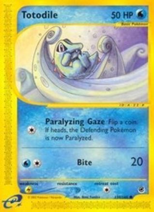 Totodile (135) 135/165 [Expedition]  - Reverse Holofoil
