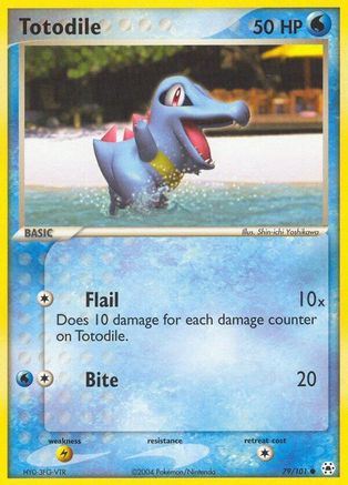 Totodile 079/101 [Hidden Legends]  - Reverse Holofoil