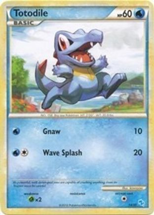 Totodile (#1) 001 [HGSS Trainer Kit Gyarados & Raichu]