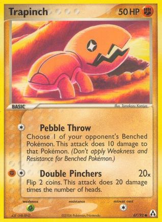 Trapinch 067/92 [Legend Maker]  - Reverse Holofoil