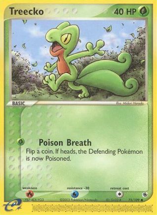 Treecko 075/109 [Ruby and Sapphire]  - Reverse Holofoil