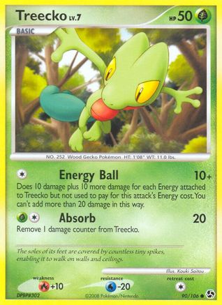 Treecko 090 [Great Encounters]  - Reverse Holofoil