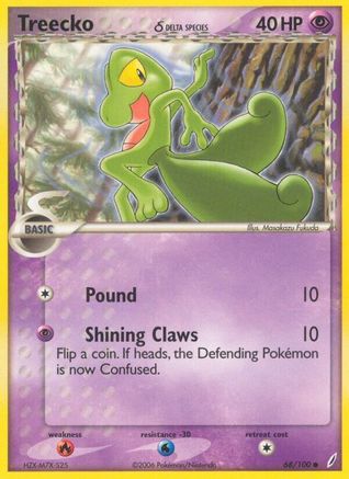 Treecko (Delta Species) 068/100 [Crystal Guardians]