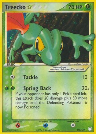 Treecko Star 109 [Team Rocket Returns]