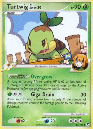 Turtwig GL 085/111 [Rising Rivals]  - Reverse Holofoil
