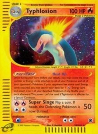 Typhlosion (28) 028 [Expedition]  - Holofoil