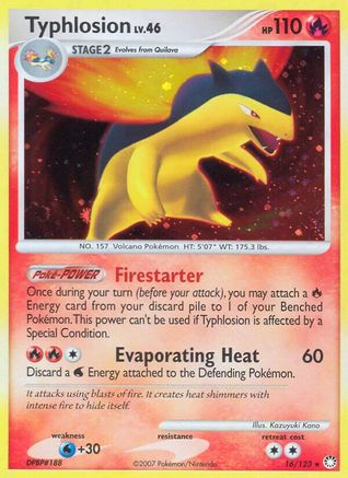 Typhlosion 016/123 [Mysterious Treasures]  - Holofoil