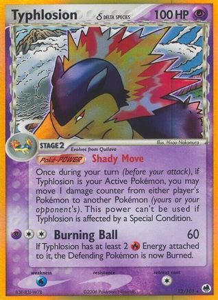 Typhlosion (Delta Species) 012/101 [Dragon Frontiers]  - Reverse Holofoil