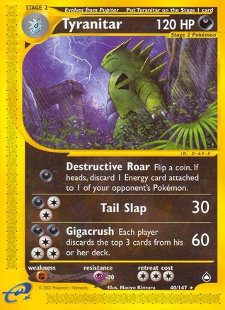 Tyranitar 040 [Aquapolis]