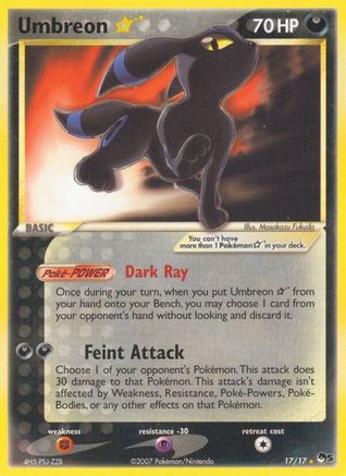 Umbreon Star 017 [POP Series 5]