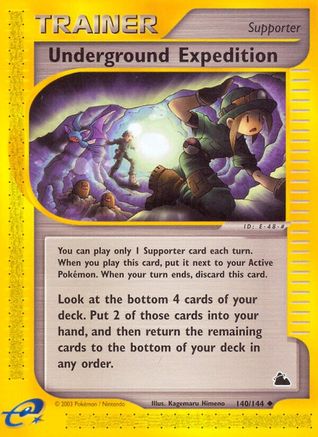 Underground Expedition 140 [Skyridge]  - Reverse Holofoil