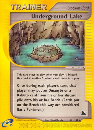 Underground Lake 141 [Skyridge]  - Reverse Holofoil