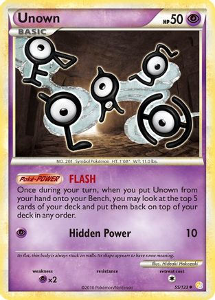 Unown (55) 055 [HeartGold SoulSilver]