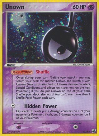 Unown (!) 00! [Unseen Forces]  - Holofoil