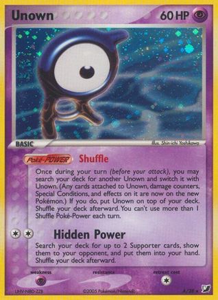 Unown (A) 00A [Unseen Forces]  - Holofoil